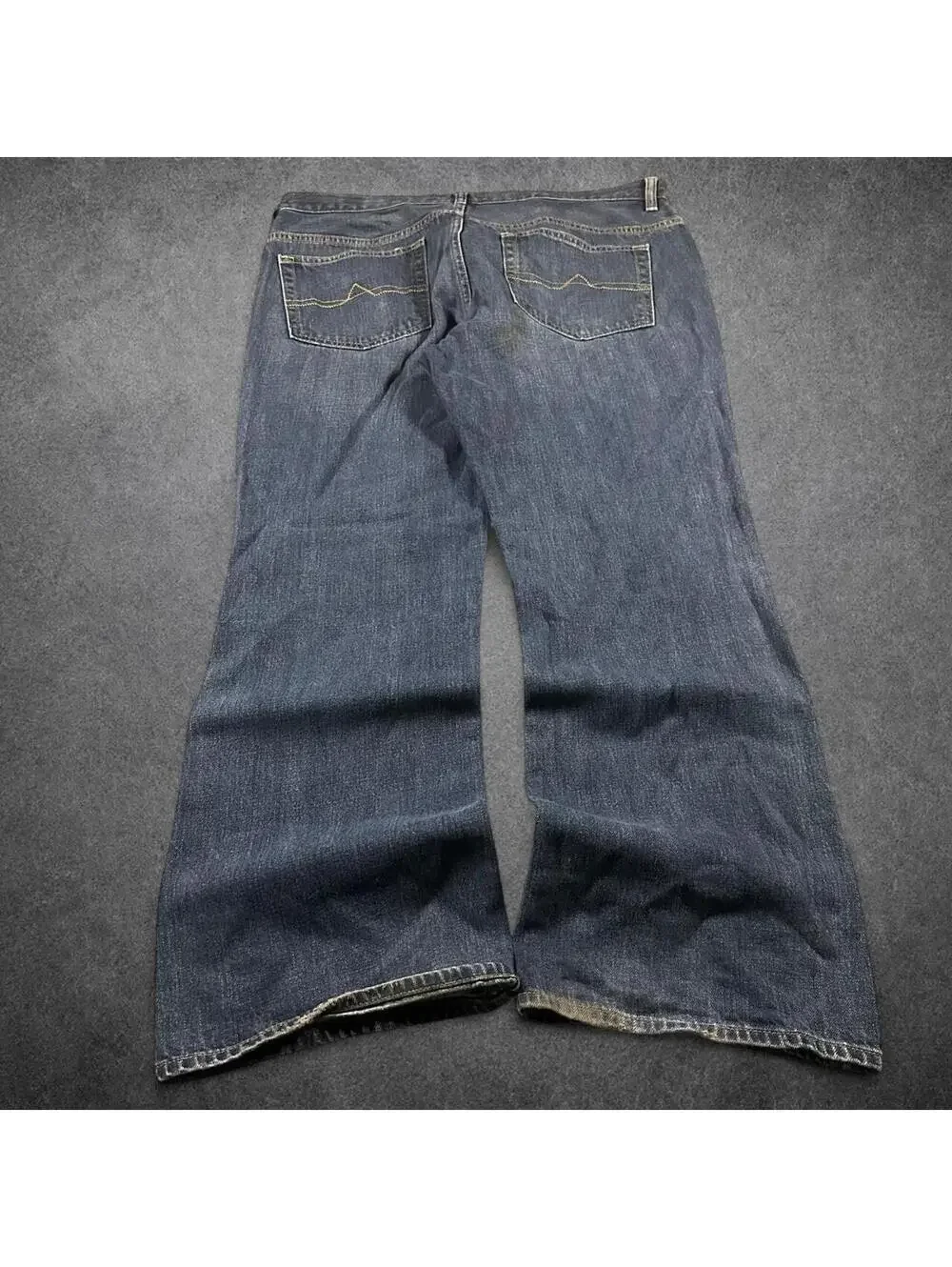 Y2K skater grunge indie urban pipeline baggy bootcut jeans - fits 35x29